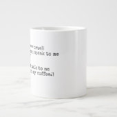 Computer nerd IT tech geek humor koffie Grote Koffiekop (Voorkant)