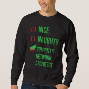 Computer Network Architect Funny Pajama Kerstmis Trui