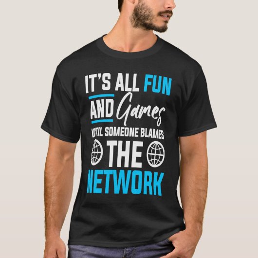 Computer Network Engineering Network Engineer  4 T-shirt (Voorkant)
