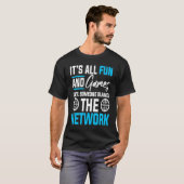 Computer Network Engineering Network Engineer  4 T-shirt (Voorkant volledig)