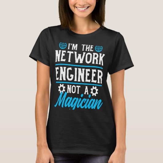Computer Network Engineering Network Engineer T-shirt (Voorkant)