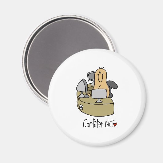 Computer Nut Magneet (Voorkant / Achterkant)