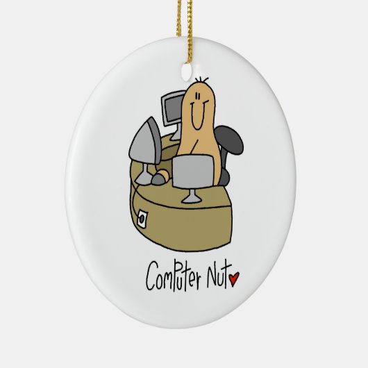 Computer Nut T-shirts en cadeautjes Keramisch Ornament (Rechts)