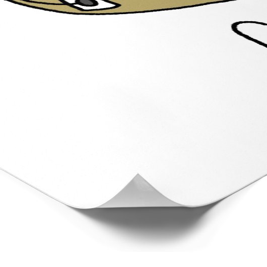 Computer Nut T-shirts en cadeautjes Poster (Hoek)