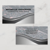 Computer Onderdelen | Hardware  Visitekaartje (Voorkant / Achterkant)