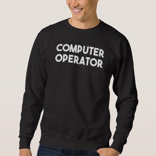 Computer Operator Trui (Voorkant)