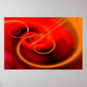 Computer Painting Abstract digitaal canvas afdrukk Poster (Voorkant)