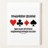 Computer pakt elke beginbrug aan planner (Achterkant)