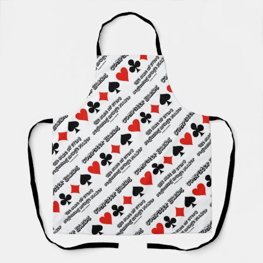 Computer pakt elke beginbrug aan schort (Voorkant)