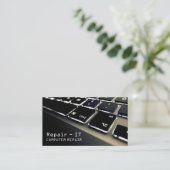 Computer PC Electronics Repair Visitekaartje (Staand voorkant)