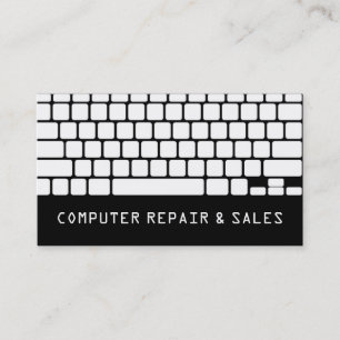 Computer PC Elektronica Reparatie Bedrijfskaart Visitekaartje