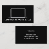 Computer PC Elektronica Reparatie Visitekaartje (Voorkant / Achterkant)