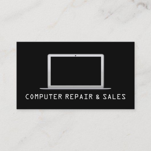 Computer PC Elektronica Reparatie Visitekaartje (Voorkant)