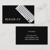Computer PC Elektronica Reparatie Visitekaartje (Voorkant / Achterkant)