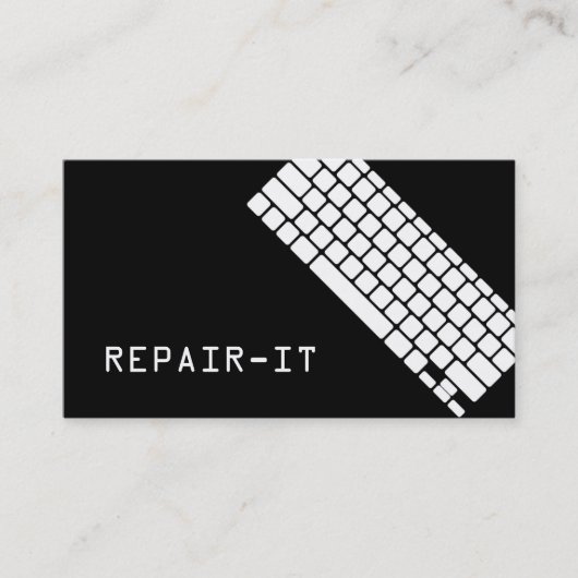 Computer PC Elektronica Reparatie Visitekaartje (Voorkant)