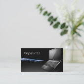 Computer, PC Repair Visitekaartje (Staand voorkant)