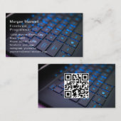 Computer Programmer Business Card Light Circuits Visitekaartje (Voorkant / Achterkant)