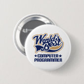 Computer Programmer Cadeaus Ronde Button 5,7 Cm (Voorkant /achterkant)