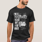 Computer Programmer Cookie voor Computer Nerds T-shirt (Voorkant)