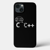 Computer Programmer Funny C Class Joke Case-Mate iPhone Case (Achterkant)