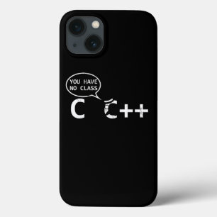 Computer Programmer Funny C Class Joke Case-Mate iPhone Case