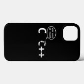 Computer Programmer Funny C Class Joke Case-Mate iPhone Case (Achterkant (horizontaal))