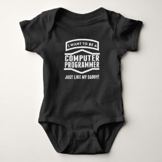 Computer Programmer Net als mijn papa Romper