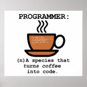 Computer Programmer Species Definition lol Poster (Voorkant)