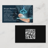 Computer Programmer Technology Business Card Visitekaartje (Voorkant / Achterkant)