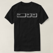 Computer Programmering Design Ctrl Alt Del Gift 1 T-shirt (Design voorkant)