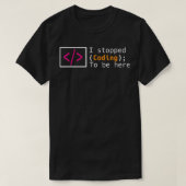 Computer Programmeur en Codering Gift voor Program T-shirt (Design voorkant)