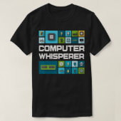 Computer Programmeur Geeks Funny Gezegde Computer T-shirt (Design voorkant)