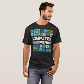 Computer Programmeur Geeks Funny Gezegde Computer T-shirt (Voorkant volledig)
