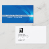 Computer Programmeur Internet Technische Lichte St Visitekaartje (Voorkant / Achterkant)