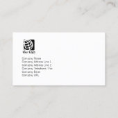 Computer Programmeur Internet Technische Lichte St Visitekaartje (Achterkant)