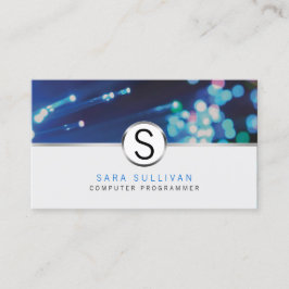 Computer Programmeur IT vaardigheden Fiber Optic L Visitekaartje