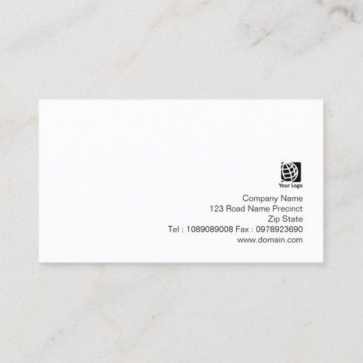 Computer Programmeur Kleurrijke Vezel Optische Lic Visitekaartje (Achterkant)