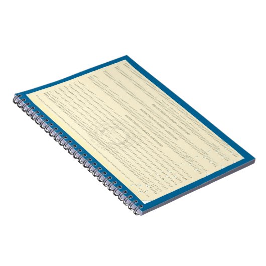 Computer Programming Punch Cards Notebook Notitieboek (Rechterzijde)