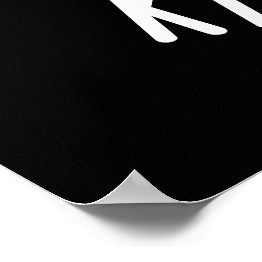 Computer Puns Kick Esc Grappig Toetsenbord Pun Dar Poster (Hoek)