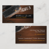 Computer Repair Business Card Visitekaartje (Voorkant / Achterkant)
