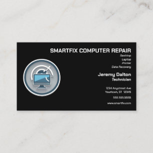 Computer Repair Data Recovery Computer Builder Visitekaartje