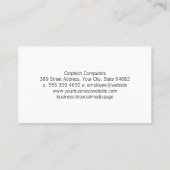 Computer Repair-Logo | technicus Visitekaartje (Achterkant)