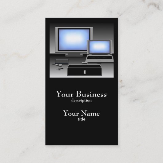 Computer Repair Service Visitekaartje 2 (Voorkant)