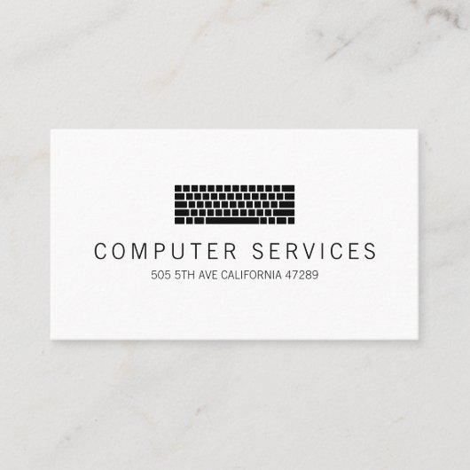 Computer Repair, Tech Visitekaartje (Voorkant)