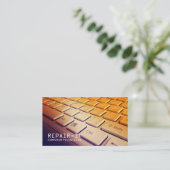 Computer Repair, technologie, laptopVisitekaartjes Visitekaartje (Staand voorkant)