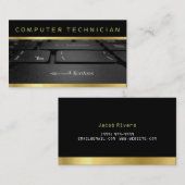 Computer Repair, technologie, laptopVisitekaartjes Visitekaartje (Voorkant / Achterkant)