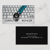 Computer Repair, technologie, laptopVisitekaartjes Visitekaartje (Voorkant / Achterkant)