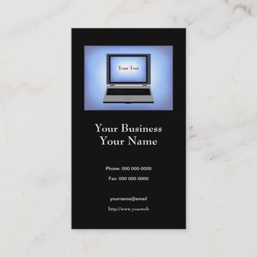 Computer Repair Visitekaartje (Voorkant)