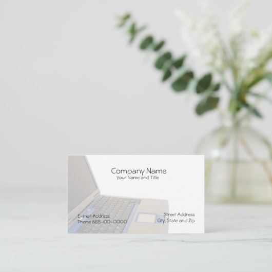 Computer Repair Visitekaartje (Staand voorkant)