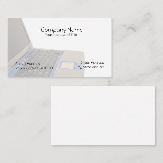 Computer Repair Visitekaartje (Voorkant / Achterkant)